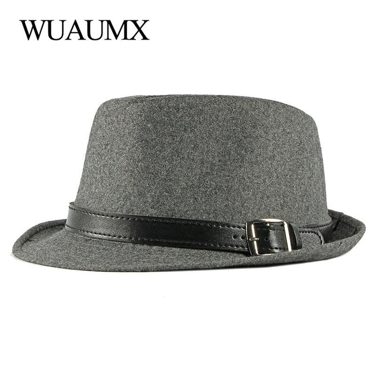 Wuaumx  Autumn Men Fedoras