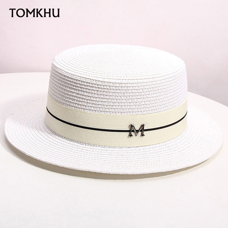 Straw Wide Brim Beach Hat