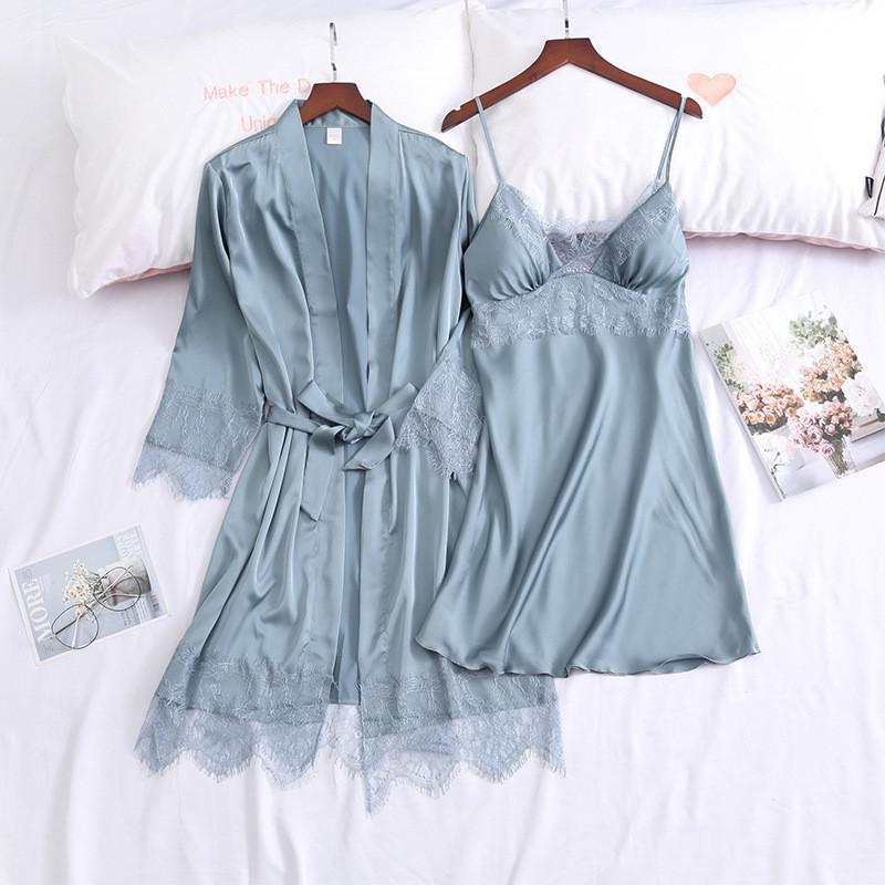 Lace Kimono Bathrobe Sets