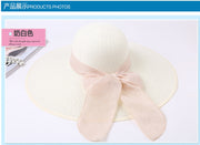 Foldable Big Bow Sun Hat