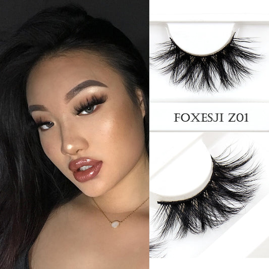 FOXESJI 3D Dramatic Mink Lashes