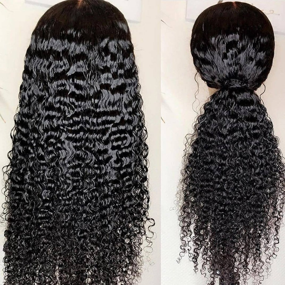 360 Pre-Plucked Lace Front Human Hair Curly Deep Wave