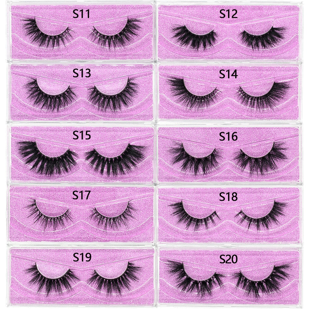 3D Mink Fluffy Thick Eyelashes