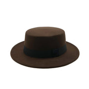 Flat Top Round Fedora