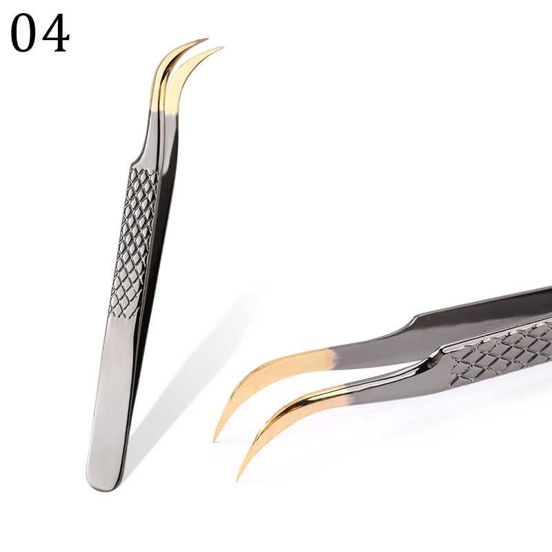 Stainless Steel Eyelashes Tweezers