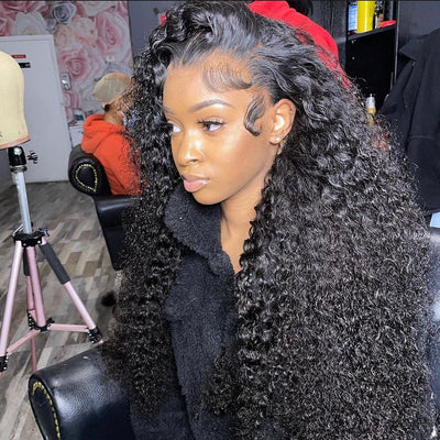 Water Wave Full Lace Front and Frontal Human Hair Wigs