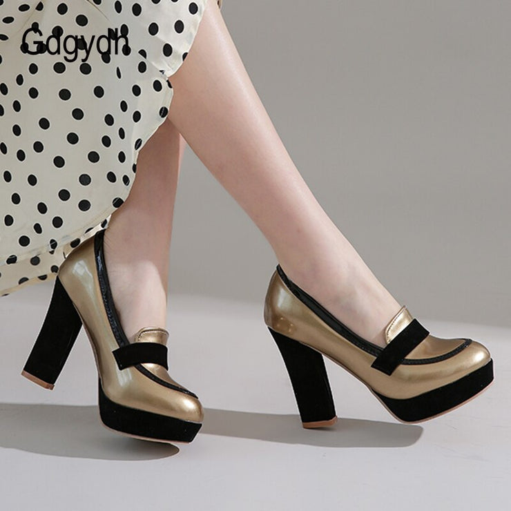 Gdgydh Genuine Leather Pumps