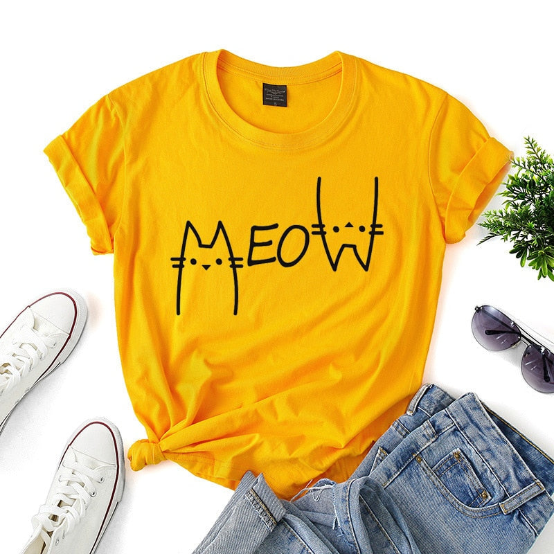 Funny Printed Cotton T-Shirts