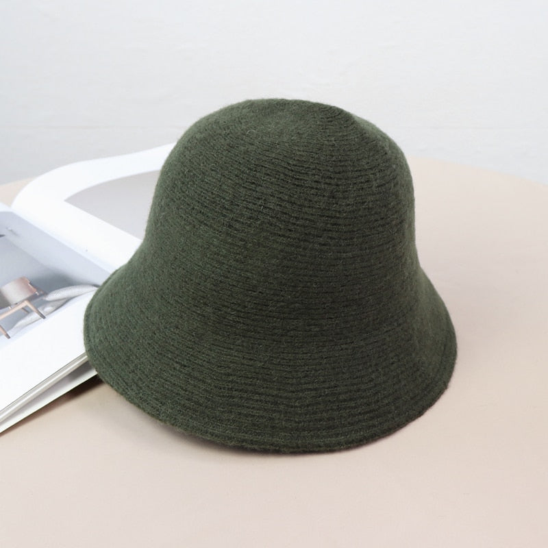 Girls Felt Wool Bucket Hats