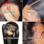 Straight Lace Front, T Part, and Lace Frontal Human Hair Wigs