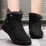 Plush Waterproof Ankle Boots