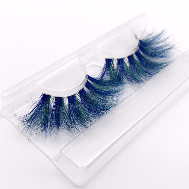 25mm 3D colorful mink lashes