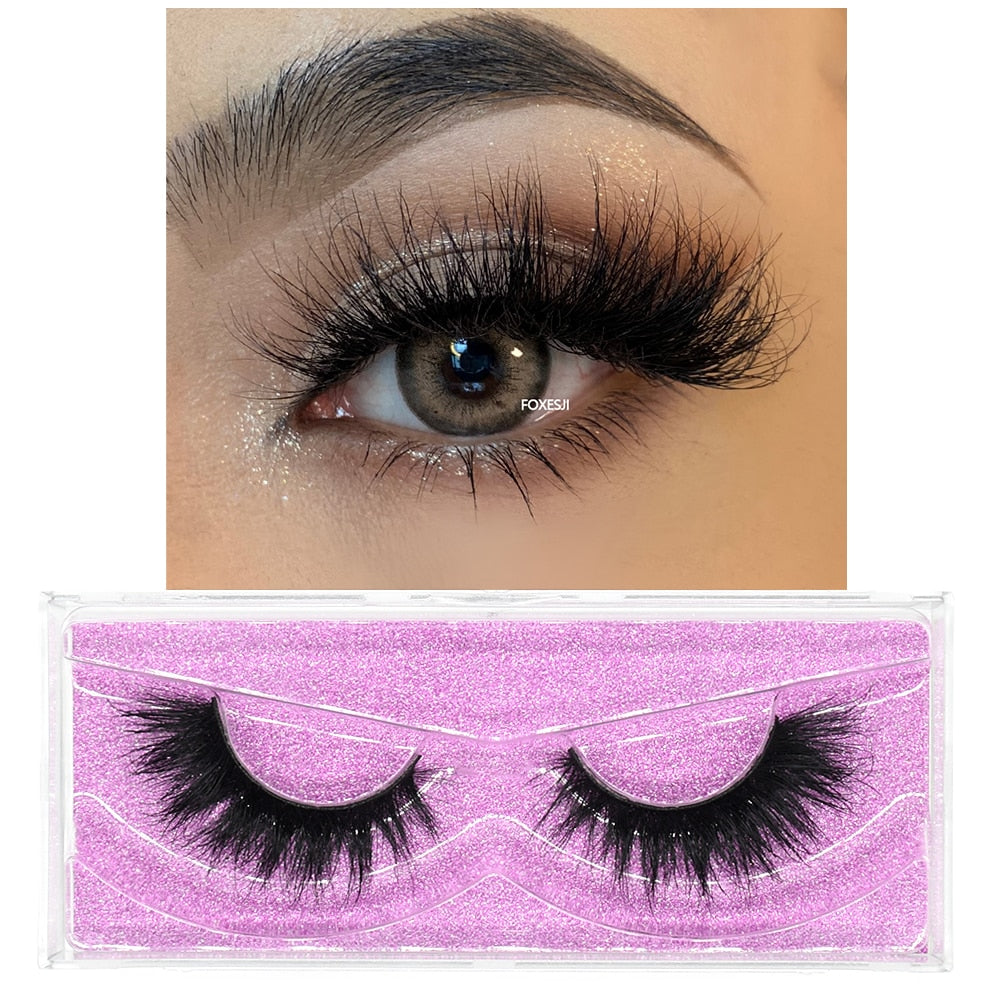 3D Mink Fluffy Thick Eyelashes