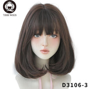 Synthetic Shoulder Length 14 Inch Wig