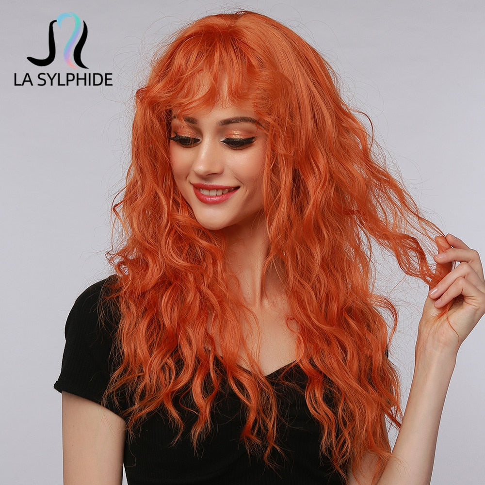 Cosplay Party Wig Long Body Wave Synthetic Heat Resistant