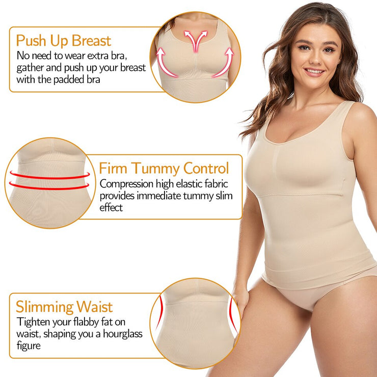 Tummy Control Compression Tank Tops