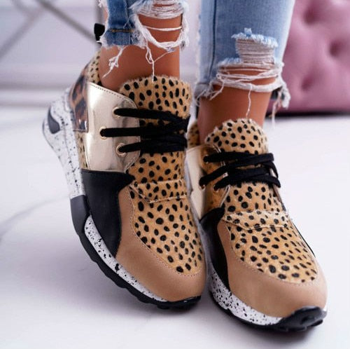 Leopard Print Sneakers