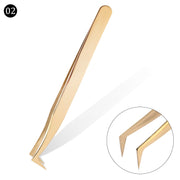 Stainless Steel Eyelashes Tweezers