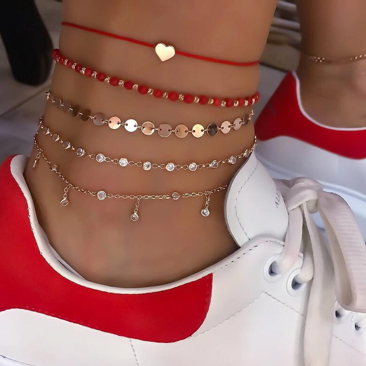 Boho Charm Ankle Bracelet