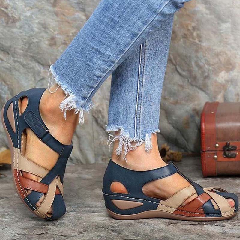 Wedge Buckle Flats