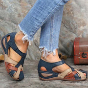 Wedge Buckle Flats