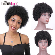 Human Hair Pixie Cut Brazilian Remy Wigs