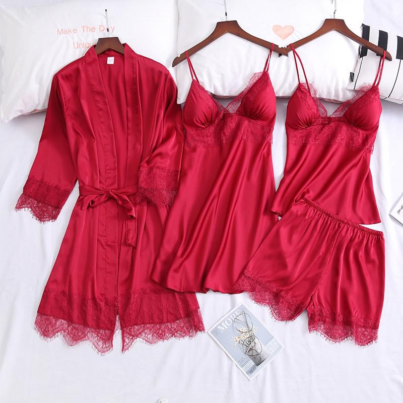 Lace Kimono Bathrobe Sets