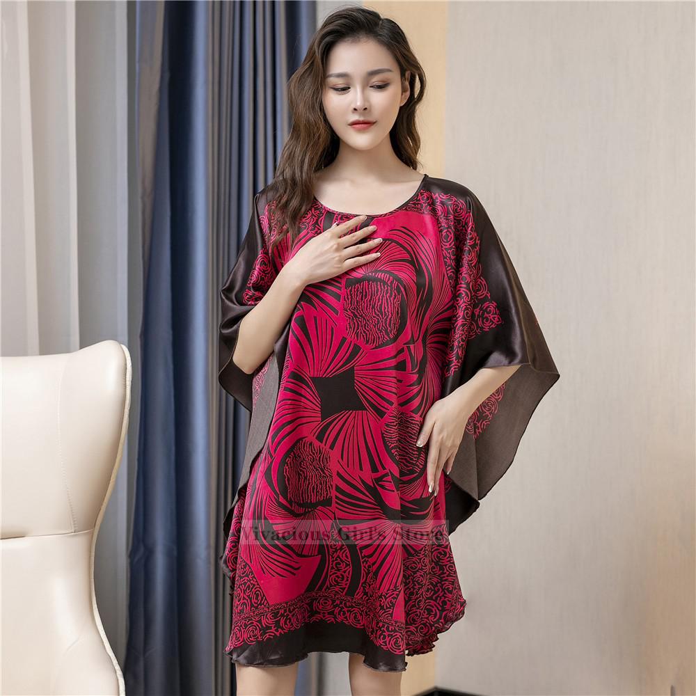 Silk Rayon Loose Gown