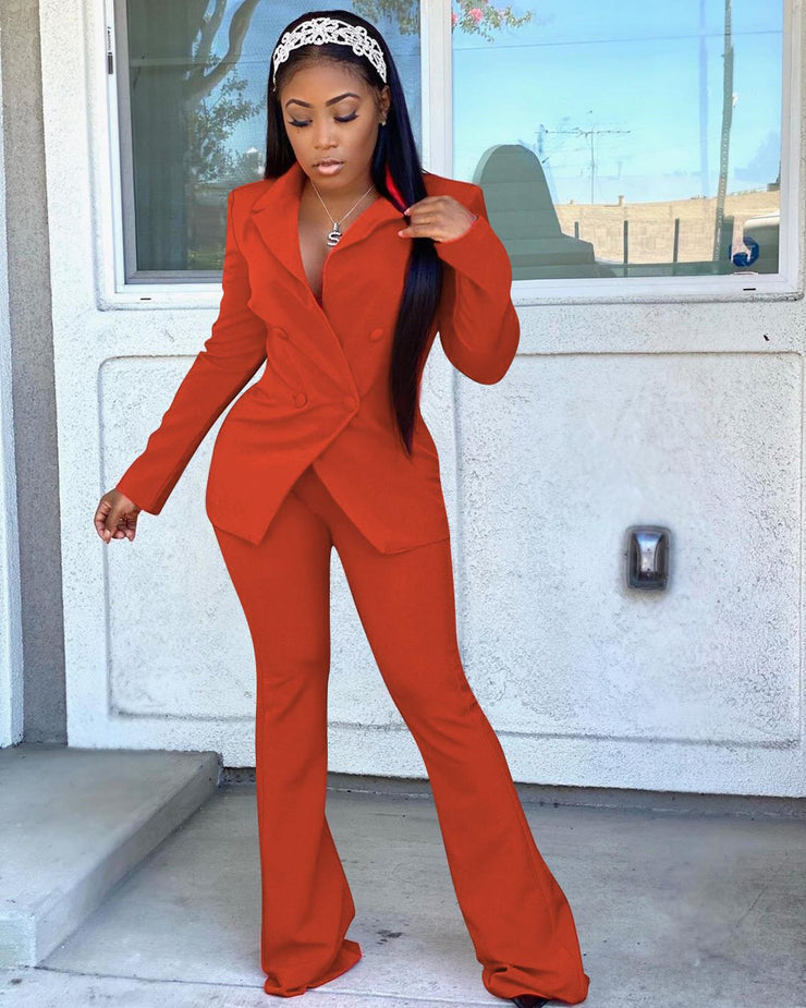 2 Piece Set Business Jacket& Pants Suits