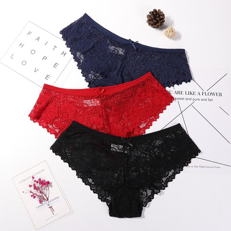 3pc Lace Panties