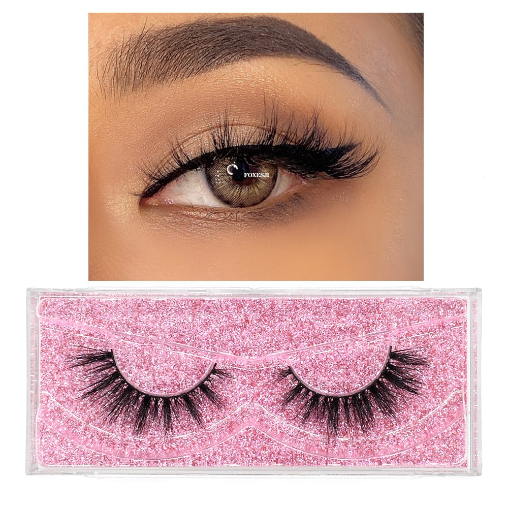 FOXESJI 3D Dramatic Mink Lashes