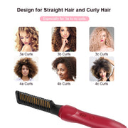 New 2 In 1 Hair Straightener and Hot Comb for Wigs