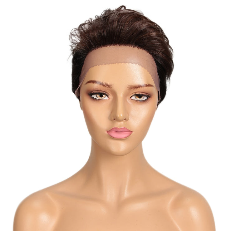 Short Brazilian Lace Front Human Hair Wigs