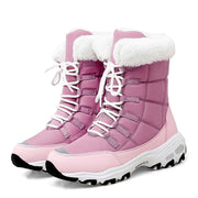 Lace-Up Snow Boots