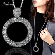 Dazzling Hollow Long Necklace Maxi Jewelry