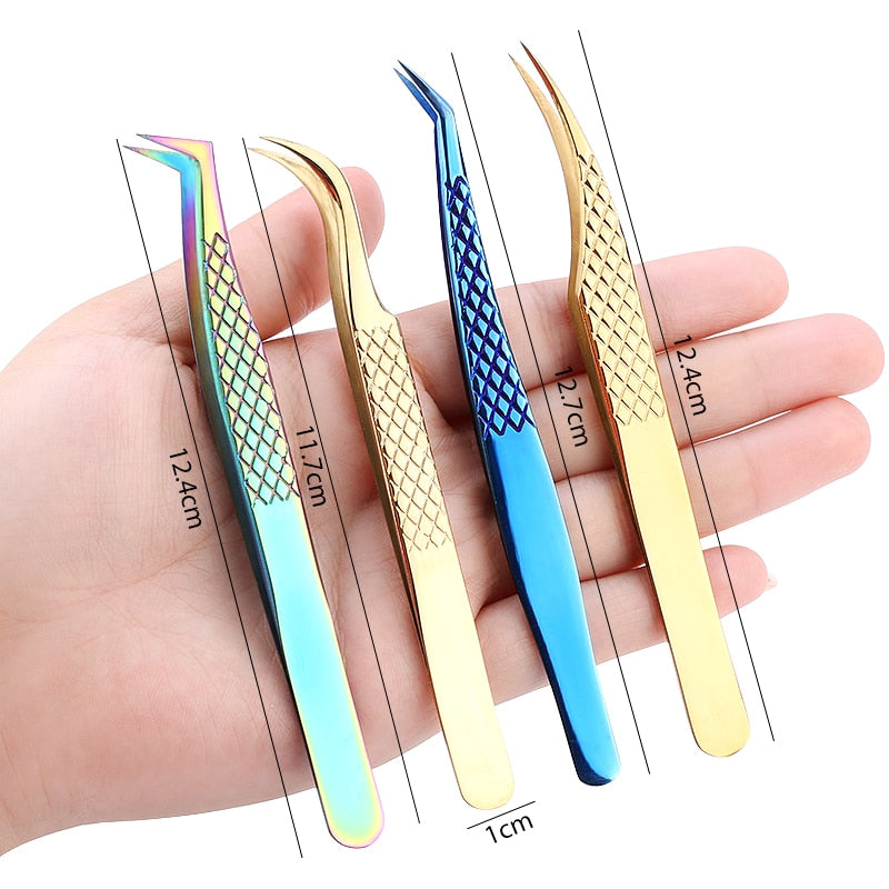 Stainless Steel Eyelashes Tweezers