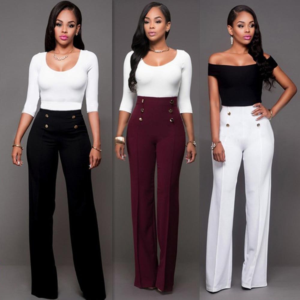 High Waist Long Pants