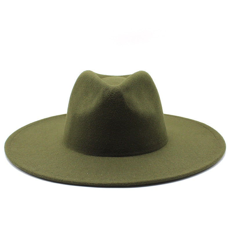 Wool Crushable Classical Wide Brim Fedora