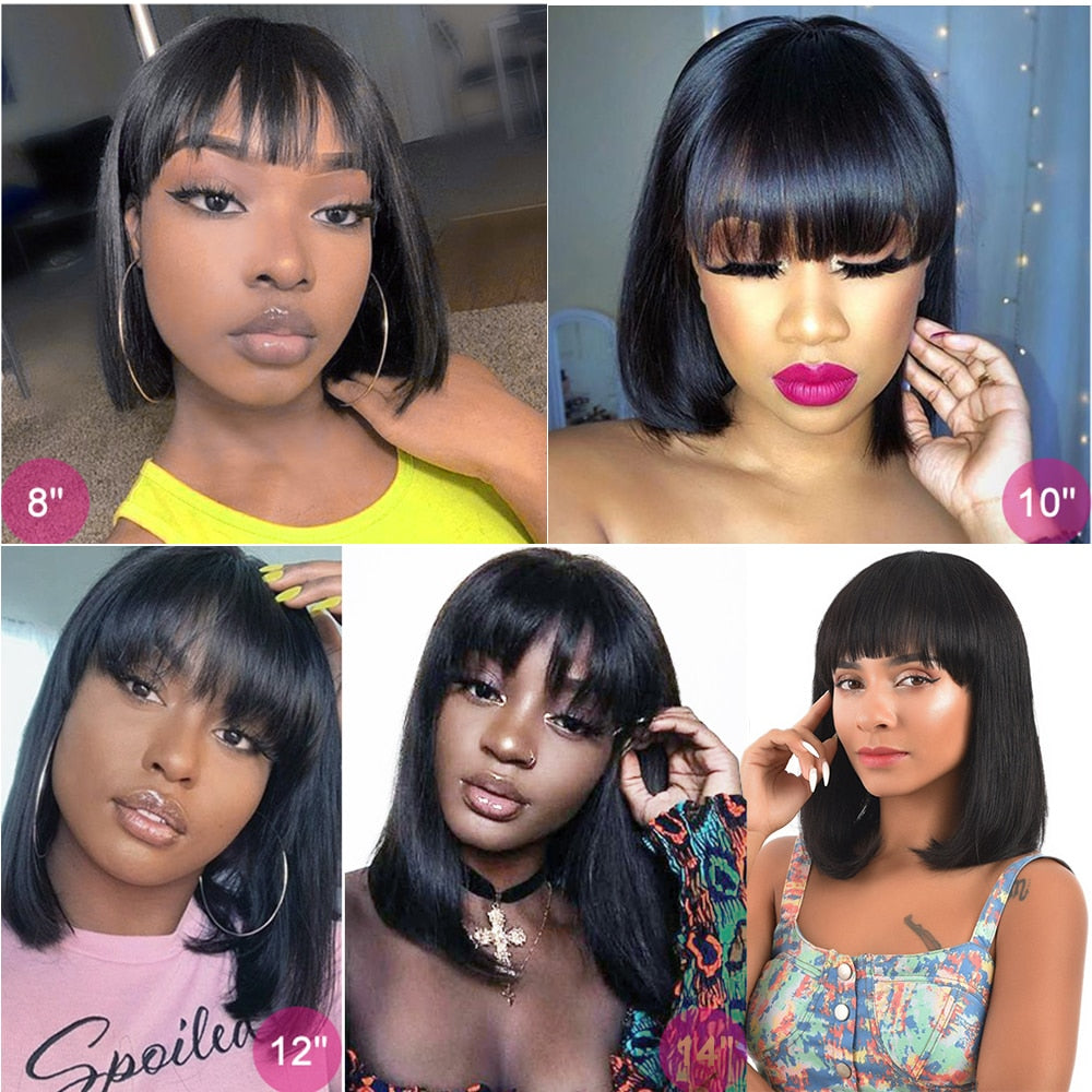 Pixie Cut Brazilian Human Hair Wigs