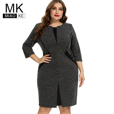 Miaoke Goddess O-Neck Casual Dresses