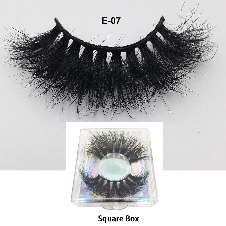 RED SIREN Mink 25mm Fluffy Messy 3D Long Lashes