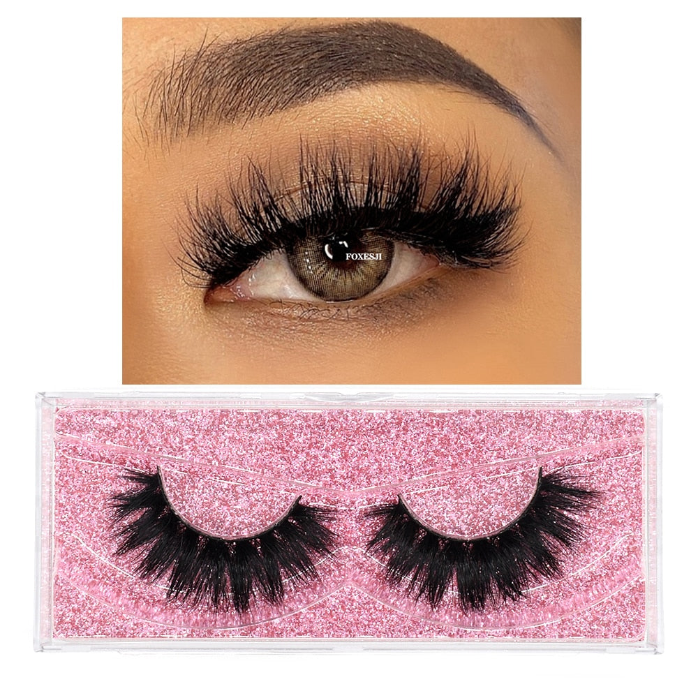 FOXESJI 3D Dramatic Mink Lashes