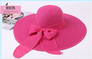 Foldable Big Bow Sun Hat