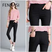 3/4 Length High Waist Pants Push Up Leggings