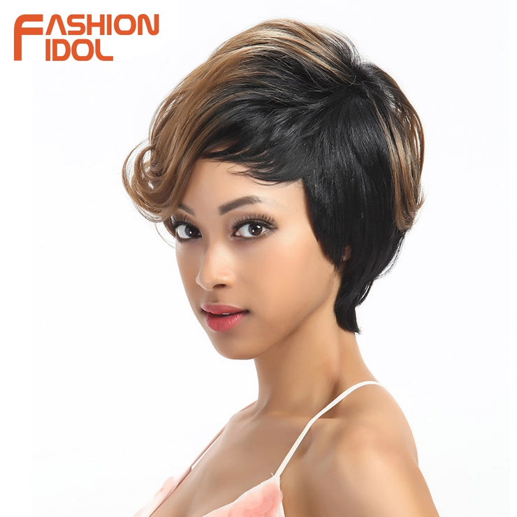 Short Wavy Heat Resistant Cosplay Synthetic Wigs