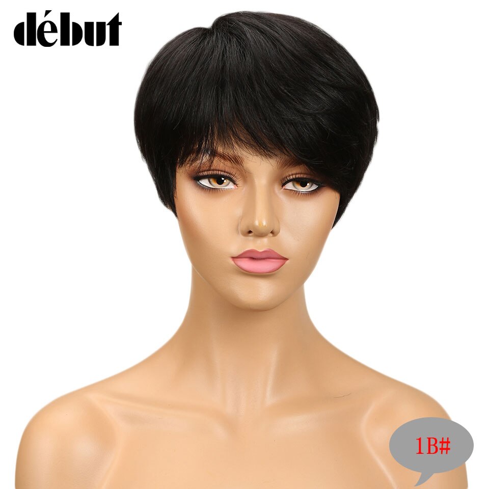 Remy Short Straight Human Hair