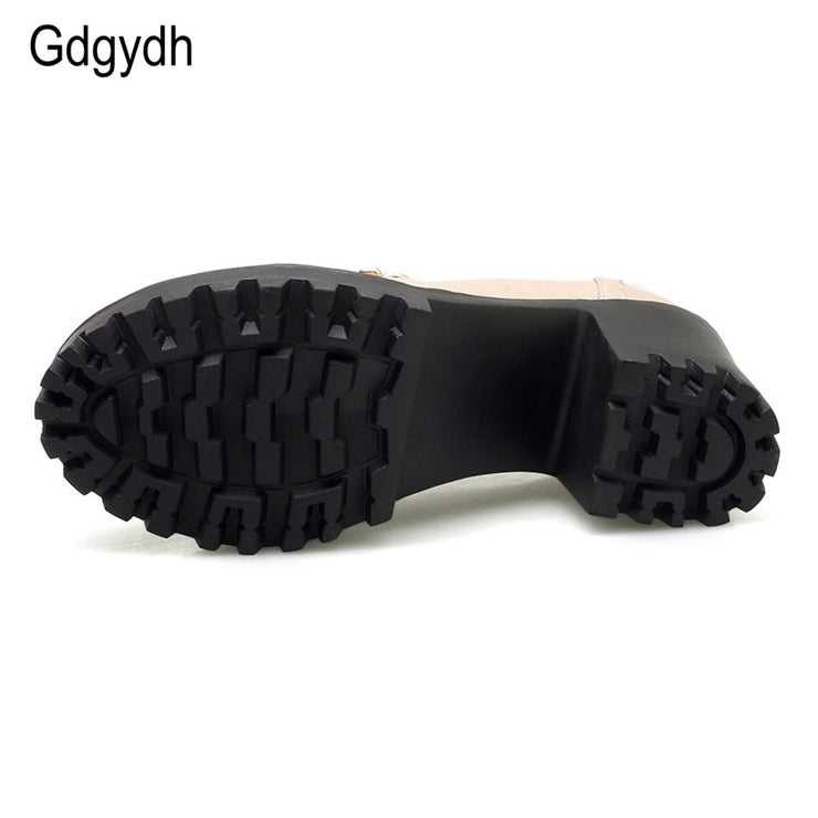 Gdgydh 8cm Platform British Style