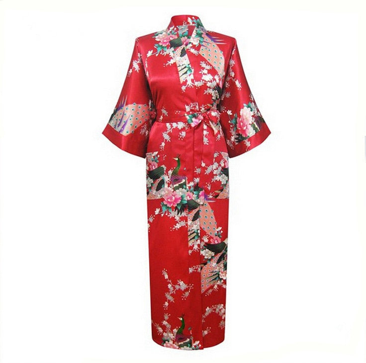 Silk Rayon Long  Robes