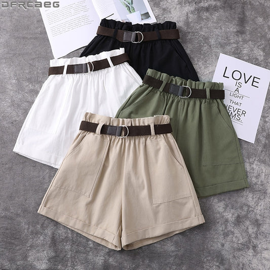 Wide High Waist Shorts