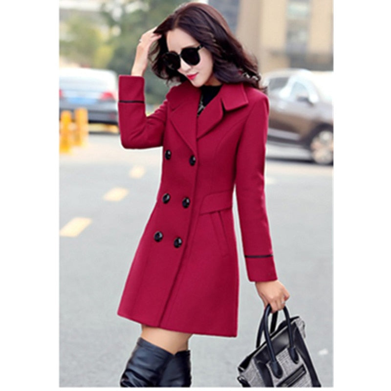 Medium Length Wool Jacket